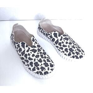 Ilse Jacobsen Tulip Women's Size 36 Animal Print Loafers Slip On Comfort Shoes